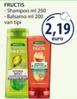 Acqua & Sapone Fructis shampoo e balsamo offerta