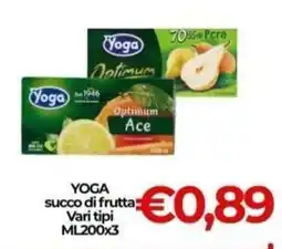 Supermercati Pasquale Prisco Yoga succo di frutta offerta