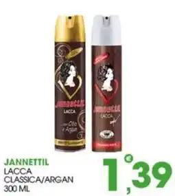 Rosa Cash Jannetttil lacca classica/argan offerta