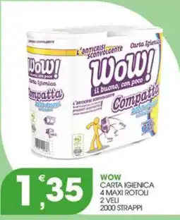 Rosa Cash WOW carta igienica offerta