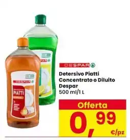 Eurospar Detersivo Piatti Despar offerta