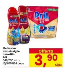 Eurospar Detersivo lavastoviglie assortito Pril offerta