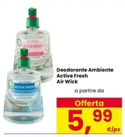 Eurospar Deodorante Ambiente Active Fresh Air Wick offerta