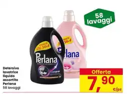 Eurospar Detersivo lavatrice liquido assortito Perlana offerta
