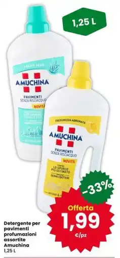 Eurospar Detergente per pavimenti profumazioni assortite Amuchina offerta