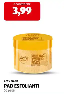 ALDI Acty Mask Pad Esfolianti offerta