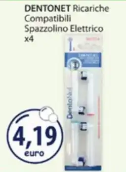 Acqua & Sapone DENTONET Ricariche Compatibili Spazzolino Elettrico offerta