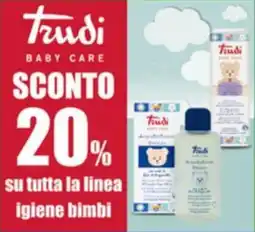 Acqua & Sapone Trudi baby care igiene bimbi offerta