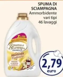 Acqua & Sapone Spuma di sciampagna ammorbidente offerta