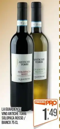 Cash pro Vino Antiche Torri Solopaca Rosso / Bianco offerta
