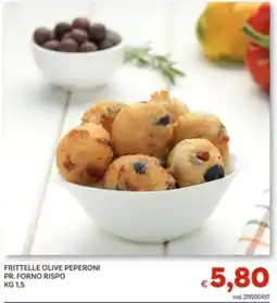 Vivo Supermercati Frittelle olive peperoni pr. forno rispo offerta