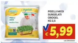 Vivo Supermercati Piselli medi surgelati Orogel offerta