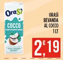 Euroesse OraSi bevanda al cocco offerta