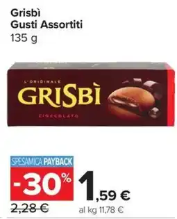 Carrefour Express Grisbi gusti assortiti offerta
