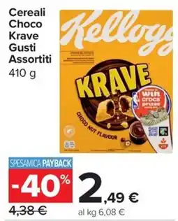 Carrefour Express Cereali Choco Krave Gusti Assortiti offerta