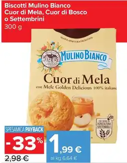 Carrefour Express Biscotti Mulino Bianco Cuor di Mela offerta