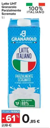 Carrefour Express Latte UHT Granarolo Parzialmente Scremato offerta