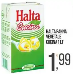 Cash pro Halta panna vegetale cucina offerta