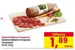 Interspar Salami Milano Crespone offerta