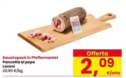 Interspar Pancetta al pepe Levoni offerta
