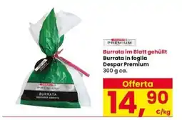 Interspar Burrata im Blatt gehüllt offerta