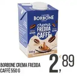 Cash pro Borbone crema fredda caffè offerta