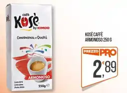 Cash pro Caffè Kose by Kimbo Armonioso offerta