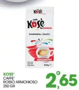 Rosa Cash Kose' Caffè Rosso Armonioso offerta