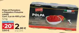 Carrefour Express Polpa di Pomodoro Casar offerta