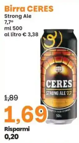 Prix Quality Birra CERES Strong Ale offerta