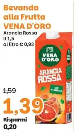 Prix Quality Beveranda alla Frutta Vena d'Oro Arancia Rossa offerta