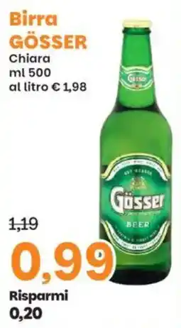 Prix Quality Birra Gösser Chiara offerta