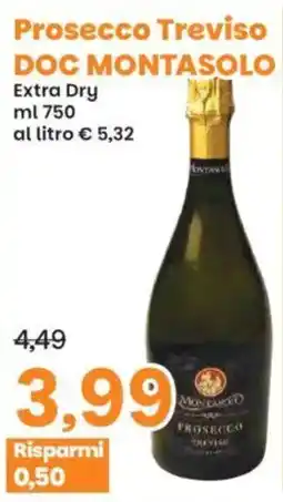 Prix Quality Prosecco Treviso DOC Montasolo offerta