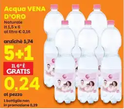 Prix Quality Acqua Vena d'Oro Naturale offerta