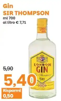 Prix Quality Gin Sir Thompson offerta