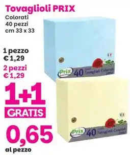 Prix Quality Tovaglioli Prix offerta