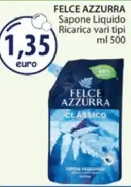 Acqua & Sapone Felce Azzurra Sapone Liquido Classico offerta