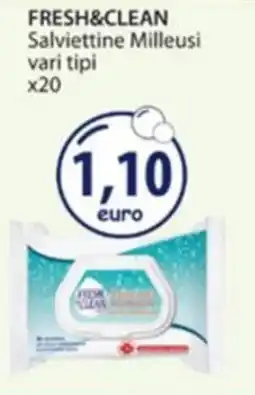 Acqua & Sapone Fresh&Clean Salviettine Milleusi offerta