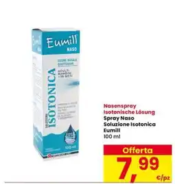 Interspar Spray Naso Soluzione Isotonica Eumill offerta
