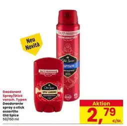 Interspar Old Spice deodorant spray o stick assortito offerta