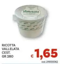 Vivo Supermercati Ricotta Vallelata offerta