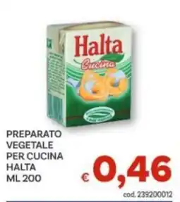 Vivo Supermercati Preparato vegetale per cucina Halta offerta
