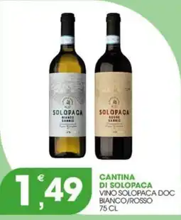 Rosa Cash Vino Solopaca Doc Bianco/Rosso offerta