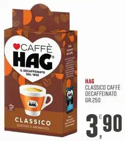 Marketpiù HAG classico caffè decaffeinato offerta