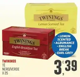 Marketpiù Twinings Tè Nero/Verde offerta