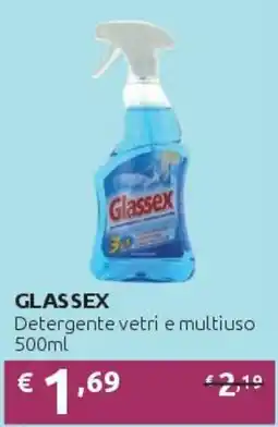 PiùMe Glassex Detergente vetri e multiuso offerta