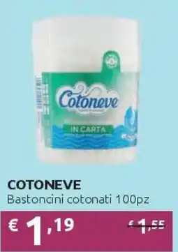 PiùMe Cotoneve bastoncini cotonati offerta