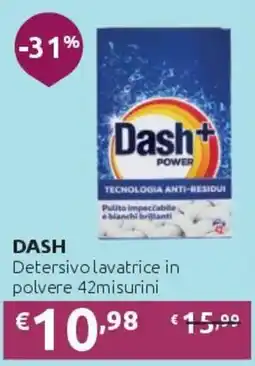 PiùMe Dash Detersivo lavatrice in polvere offerta