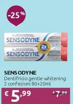 PiùMe Sensodyne Dentifricio gentle whitening offerta