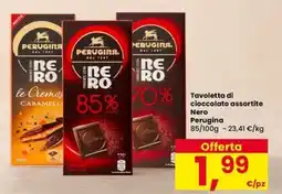 Eurospar Tavoletta di cioccolato assortite Nero Perugina offerta
